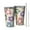 Colorful Daisy Flower, variant on 16oz Tumblers Green Daisy Flower Yellow Centers Pattern Stainless Steel Vacuum Insulated Double Wall Travel Tumbler Cups Mug with Lid and Straw,Cleaning Brush for Coffee,Tea