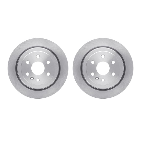 Dynamic Friction Company Rear Brake Rotors 6002-46039