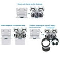 thumbnail image 2 of Accessories Wall Mount with PS5 Controller and PSVR 2 Controller Charging Station, Stable Wall Mount Kit with LED Charging Indicator, Suitable for PS5 Console, 2 of 8
