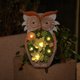 thumbnail image 1 of Estatua Decorativa de Animal ZHCH Luz Solar de Búho de Resina, 1 of 5
