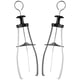 thumbnail image 3 of Pinza Universal para platos de cocina, elevador de platos de acero inoxidable, Clip plegable para platos calientes, 2 uds., 3 of 5