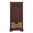 thumbnail image 5 of Safavieh Raven Pine Wood Tall Storage Unit in Red, 5 of 5