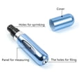 thumbnail image 2 of Travel Mini Perfume Refillable Atomizer Container, Portable Perfume Spray Bottle, Travel Perfume Scent Pump Case Fragrance Empty Spray Bottle for Traveling and Outgoing (5ml) (5 Pcs), 2 of 5