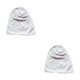 thumbnail image 1 of Minnieouse Beanie Caps Cómodo Sombrero artesanal de punto Sombrero de estilo simple Adorno Sombreros elásticos Mujeres Hombres Ropa Accesorio Blanco 2piezas, 1 of 6