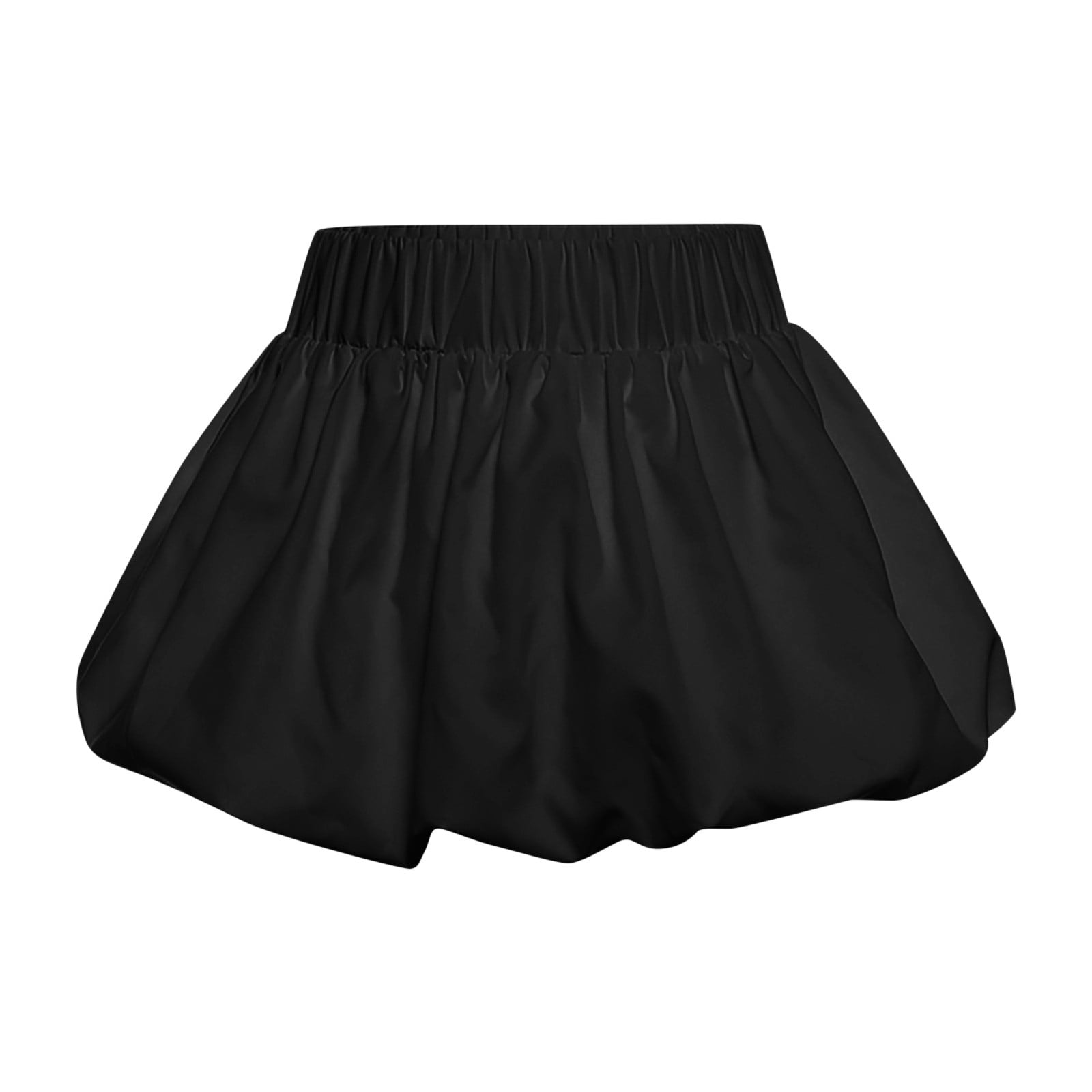 Fsqjgq Skirts for Women Plus Size Trendy Casual Pleated