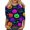 Dark Purple #067, variant on Halloween Shirts for Women Pumpkin Bat Crew Neck Spooky Blouses Spider Ghost Fall 3/4 Sleeve Scary Tops M