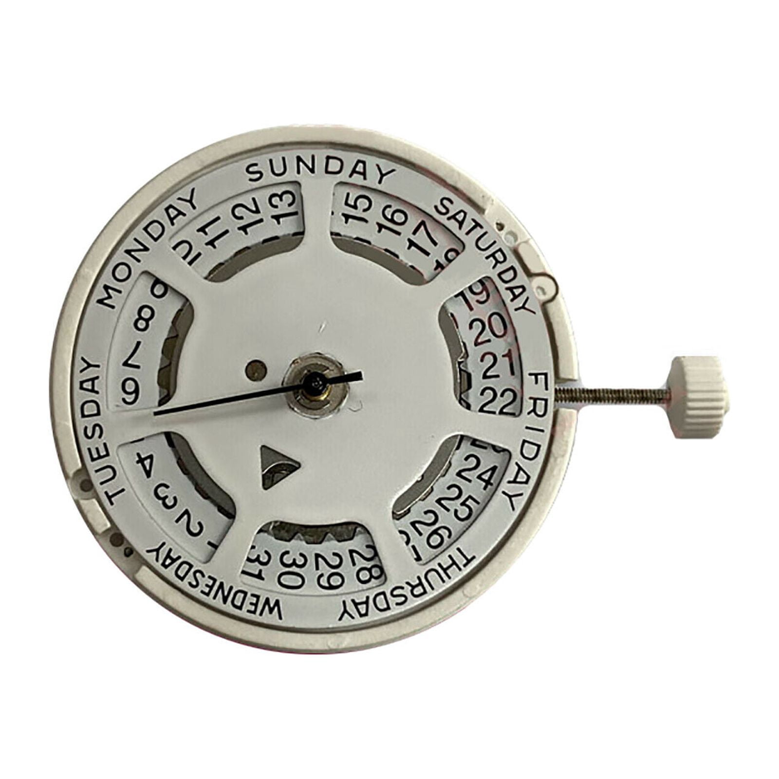 1x  25.60MM Quartz Watch Movement, 3 Hand, 1 Jewel, Date at the 3 Watch DIY Accessory for Swiss