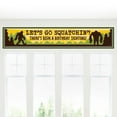 thumbnail image 5 of Big Dot of Happiness Sasquatch Crossing - Bigfoot Happy Birthday Decorations Party Banner, 5 of 7