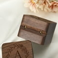 thumbnail image 6 of PARIMA Small Jewelry Case Jewelry Organizer Wooden Ring Box Personalized Birthday Gifts for Women Wife Girlfriend, 6 of 7