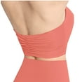 thumbnail image 3 of Mrat Front Closure Sports Bras for Women Women Seamless Hanging Neck Sports Bra Open Back Padded Workout Cropped Tank Tops Front Closure Sports Bras for Lady S-256 Pink-A S, 3 of 3