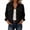 50#Black, variant on Women's Corduroy Jacket Button Down Long Sleeve Soft Coat Outerwear with Pockets Fall Winter Lapel Neck Coat Western Cropped Jacket Army Green S