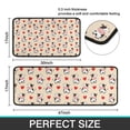 thumbnail image 7 of Beige Cow Heart Pattern Kitchen Rugs Sets Of 2,Anti Fatigue Kitchen Mat Rugs Non Slip Washable,Decorative Kitchen Floor Mats for Kitchen,Sink,Laundry,17"X30"+17"X47", 7 of 7