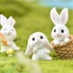 thumbnail image 2 of Decoración de conejito de Pascua, 7 piezas/juego de resina de conejito de Pascua, decoración de conejito de Pascua, decoración de Pascua construida para profesionales, 2 of 5