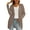 Khaki, variant on Vedolay Jackets Womens Casual Distressed Ripped Fringe Cropped Button Down Casual Coat,Black XL
