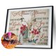 thumbnail image 2 of Diamante pintura inglés flor pájaro completo taladro Rhinestone mosaico arte imagen FLhrweasw Nuevo, 2 of 9