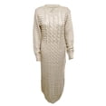 thumbnail image 6 of Frontwalk Long Sleeve Dress for Womens Winter Sweaters Pullover Dress Slim Fit Maxi Dress Clubwear Party Cocktail Dress, 6 of 6