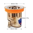 thumbnail image 2 of Bathroom Sewer Floor Drain God Artifact Shield Anti Taste Plug Floor Drain Core Plugging Universal, 2 of 3