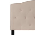 thumbnail image 5 of Pemberly Row Contemporary Tufted Twin Panel Headboard in Beige, 5 of 7