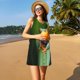 thumbnail image 3 of Balery Red-Eyed Tree Frog Vestidos de verano para mujer con estampado: vestido holgado sin mangas, vestido playero informal y cómodo para días calurosos., 3 of 7