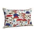 thumbnail image 2 of Kll Colorful Mushrooms Pillow Covers Envelope Closure,Super Soft And Cozy Fuzzy Fleece Pillow Case Cover 20"X30", 2 of 9