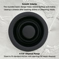 thumbnail image 5 of Westbrass Kitchen Sink Waste Disposal Drain Flange and Stopper, Matte Black, 5 of 10
