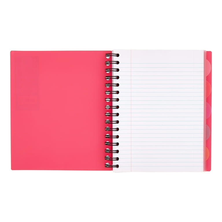 miru369　5冊 Pen + Gear 5-Subject Spiral Notebook, 8.26