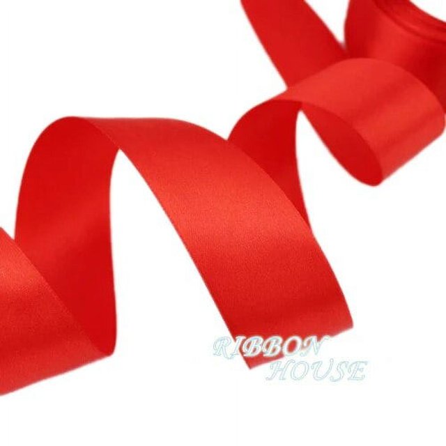 (25 yardas/rollo) Cinta de raso Cintas de una sola cara Decoración Regalo Cintas navideñas (20/25/40/50 mm)