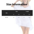thumbnail image 4 of HAJWOH Womens Chiffon Bikini Cover Up 2026 Summer Chiffon Tassel Beach Bathing Suit Swimwear Bikini Dress Loose Casual Coverup, 4 of 4