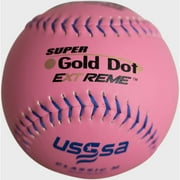 Worth Pink Pro Comp Super Gold Dot XT 12" Slowpitch USSSA Softballs DZ