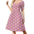 thumbnail image 2 of Vestido playero de manga corta Trixie Mattel para mujer, 2 of 7