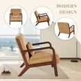 thumbnail image 3 of Villeston Mid Century Modern Accent Chair, Yellow, 3 of 8