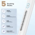 thumbnail image 3 of Electric Toothbrush, 40,000 VPM Rechargable Travel Sonic Toothbrush for Adults and Kids, IPX7 Waterproof Whitening Tooth Brush with 8 Dupont Brush Heads, 5 Modes, 2 Min Smart Timer & Travel Cases, 3 of 9