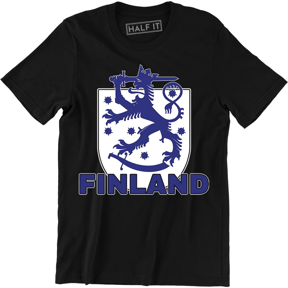 Half It Suomi Finland Crest Men's Finnish Flag, Republic Of Finland