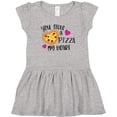 thumbnail image 3 of Inktastic Valentine's Day You Stole a Pizza of My Heart Girls Toddler Dress, 3 of 5