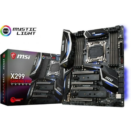 MSI Motherboard X299 GAMING PRO CARBON (Best X299 Motherboard For Overclocking)