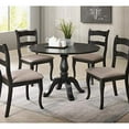 thumbnail image 2 of Best Master Furniture Alice Black Table Alice Transitional Round Dining Table, Black, 2 of 4