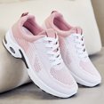 thumbnail image 4 of Deportivas Con Cordones Mujer Running Cómodas para Senderismo (43) Rosa, 4 of 9