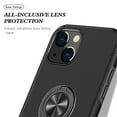 thumbnail image 4 of JTCASES for iPhone 12 Mini Case, Car Mount Bracket 2-layer Hybird Shockproof PC TPU Anti-fall Slim Fit Lightweight Magnetic Cover for iPhone 12 Mini（5.4" 2020) - Black, 4 of 7