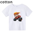thumbnail image 2 of Camisetas divertidas de algodón para niños con dibujos animados de Blaze y los Monster Machines, camisetas geniales de verano para bebés, camisetas para niños, ropa para niñas, 2 of 5