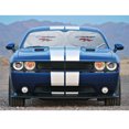 thumbnail image 2 of Dodge Challenger R/T Classic Logo Universal Fit One-Piece Easy Folding Silver Reflective Fabric Windshield Sun Shade (size: 64"x 32"), 2 of 5