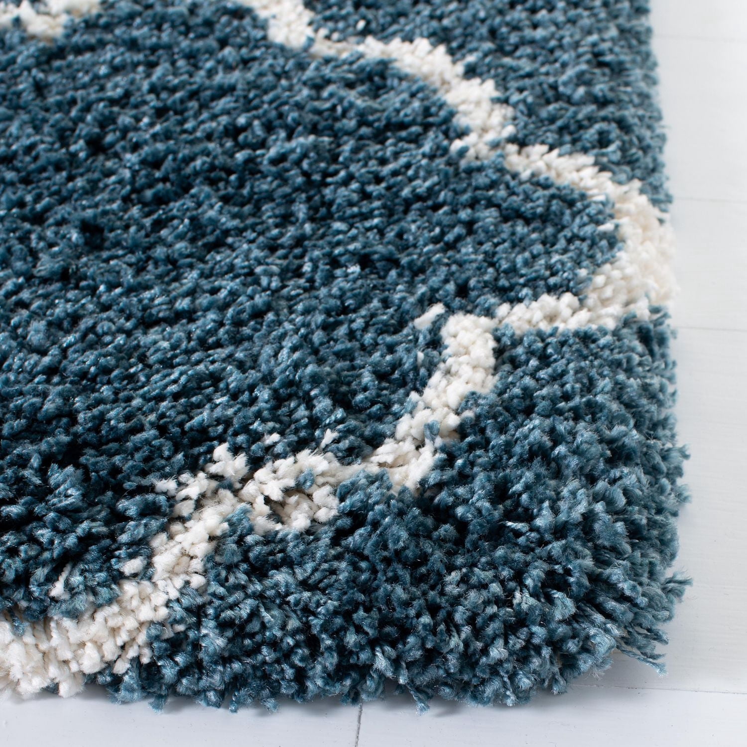 Safavieh Hudson Jaye Tapis Géométrique Shag