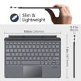thumbnail image 3 of Funda tipo MoKo para Microsoft Surface Go 4/3/2/1 con BT Black, 3 of 9