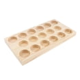 thumbnail image 1 of Milaget Wood Essential Oil Displaying Storage Organizer Rack for 17pcs 30ml Bottles 17 Slots, 1 of 8