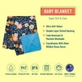 thumbnail image 4 of Wildkin Plush Velour Baby Blanket for Girls and Boys (Wildflower Bloom), 4 of 5