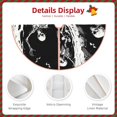 thumbnail image 3 of Fotbe Skeleton Wave Artwork Pattern Christmas Tree Skirt, Tree Skirts Plush Christmas Decorations, Christmas Tree Skirts Xmas Decorations Holiday Party Decor-48", 3 of 6