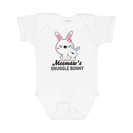 

Inktastic Meemaws Snuggle Bunny Easter Gift Baby Boy Bodysuit