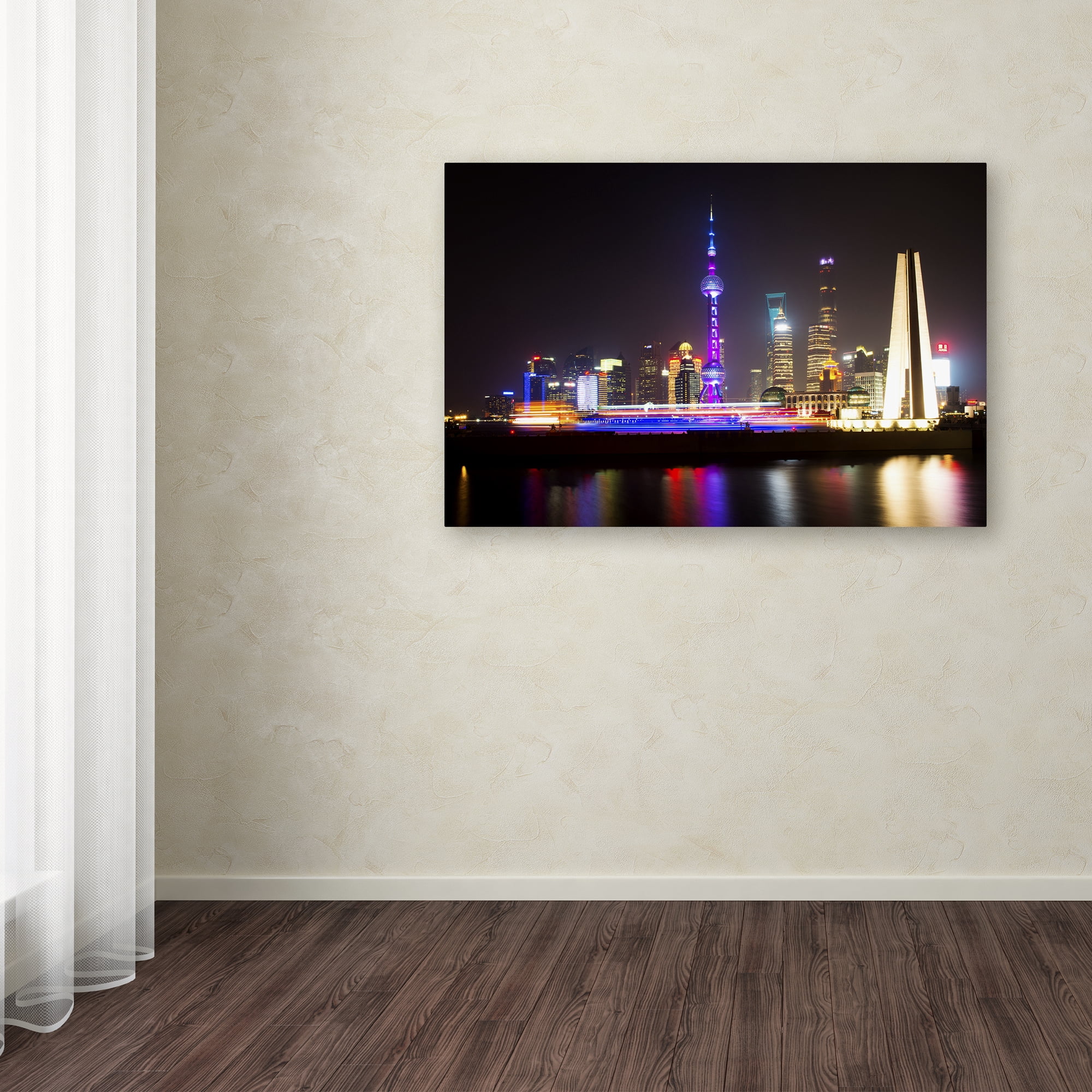 Trademark Fine Art 'Shanghai City' Canvas Art by Philippe Hugonnard