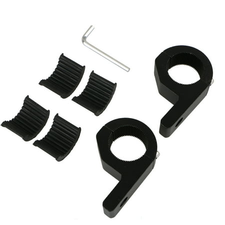 Wrap Around Roll Bar Mount LED Light Bar TUBE CLAMPS Mounting Bracket Kit for LED Light Bar, Bull Bar, Tube Clamp Roof Roll Cage Holder ()
