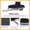 thumbnail image 2 of 20-22Ft Boat Cover 420D Heavy Duty Waterproof Fit for Center Console Style Boats with T-Top Roofs, 2 of 7