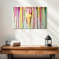 thumbnail image 2 of Elephant Stock Dripping Ice Cream Wall Art - Horizontal Multi Panel Canvas - Living Room Wall Decor - Food And Drink Multi Panel - Red And Green Decor - 23" x 14", 2 of 4